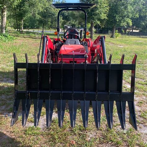 clearing brush with skid steer|skid steer debris blower attachment.